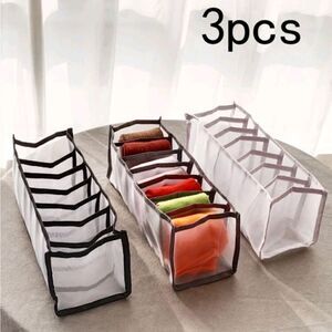 3 Underwear storage boxes